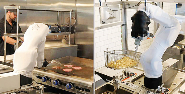 △미소 로보틱스사의 햄버거용 로봇 플리피(Flippy). (사진=Miso Robotics)
