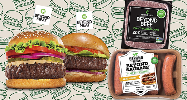 △동원F&B는 지난 2019년부터 미국의 대체단백식품 기업 비욘드미트와 독점 공급계약을 체결하고 국내에 ‘비욘드버거’(Beyond Burger) 등 대체단백질 제품을 선보이고 있다. 사진은 비욘드 미트를 활용한 비욘드 비프와 소시지.